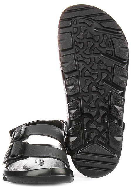 Birkenstock Mogami Terra-skor | svart äkta läder för män – normal passform