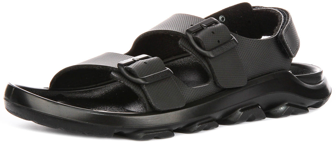 Birkenstock Mogami Terra Trainers | Black genuine leather for Men - Regular Fit
