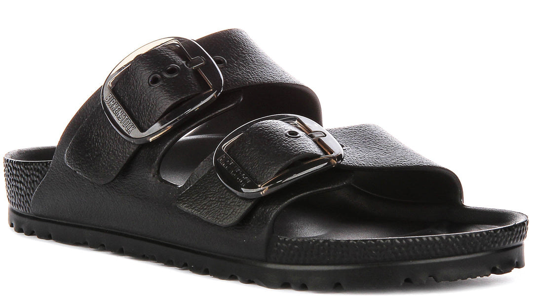 Birkenstock Arizona Sandals | Black EVA - Big Buckle for Women - Narrow Fit