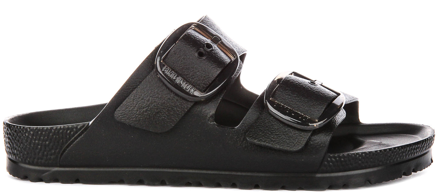 Birkenstock Arizona Sandals | Black EVA - Big Buckle for Women - Narrow Fit