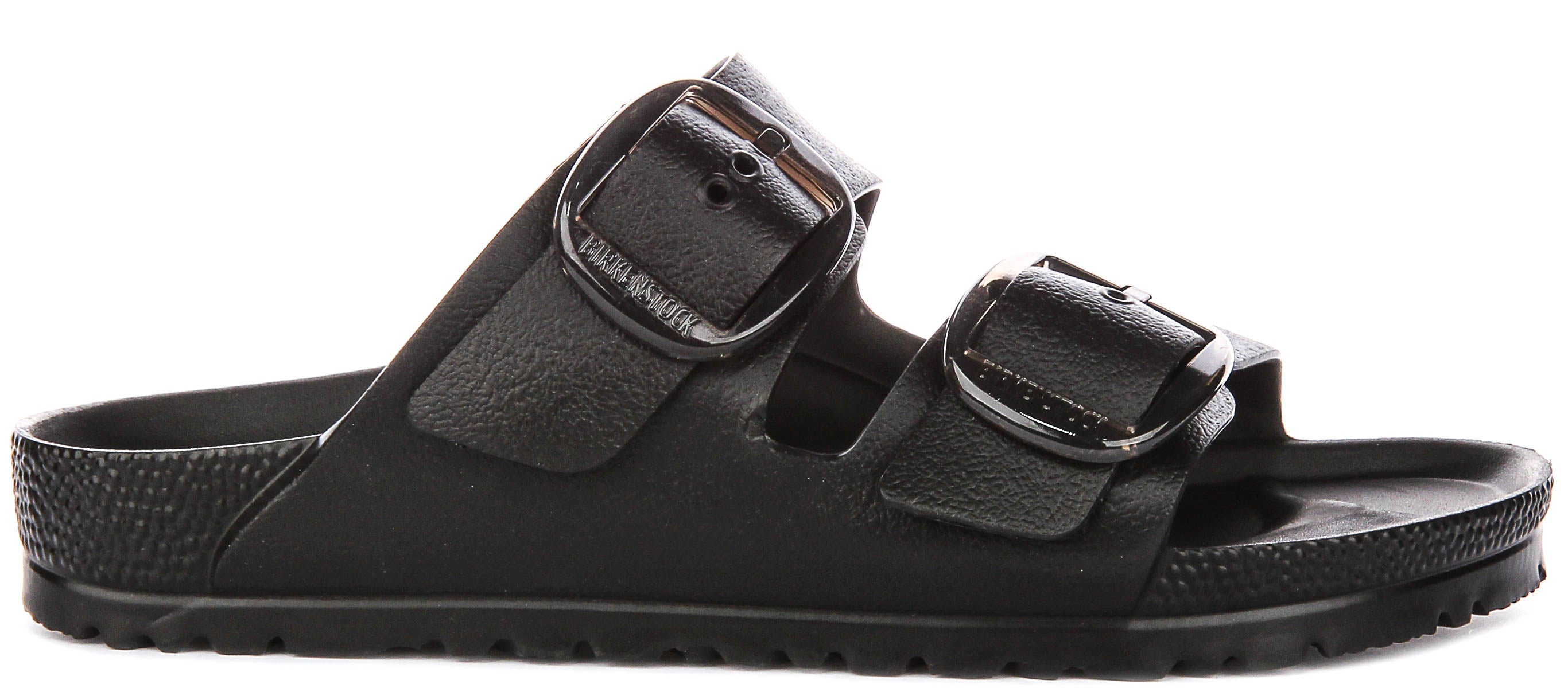 Birkenstock Arizona Sandals | Black EVA - Big Buckle for Women - Narrow Fit
