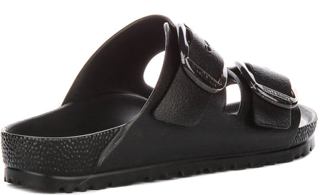 Birkenstock Arizona Sandals | Black EVA - Big Buckle for Women - Narrow Fit