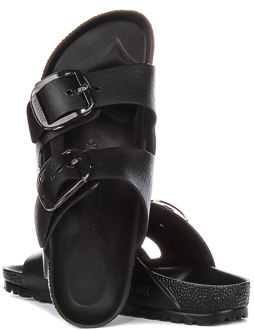 Birkenstock Arizona Sandals | Black EVA - Big Buckle for Women - Narrow Fit