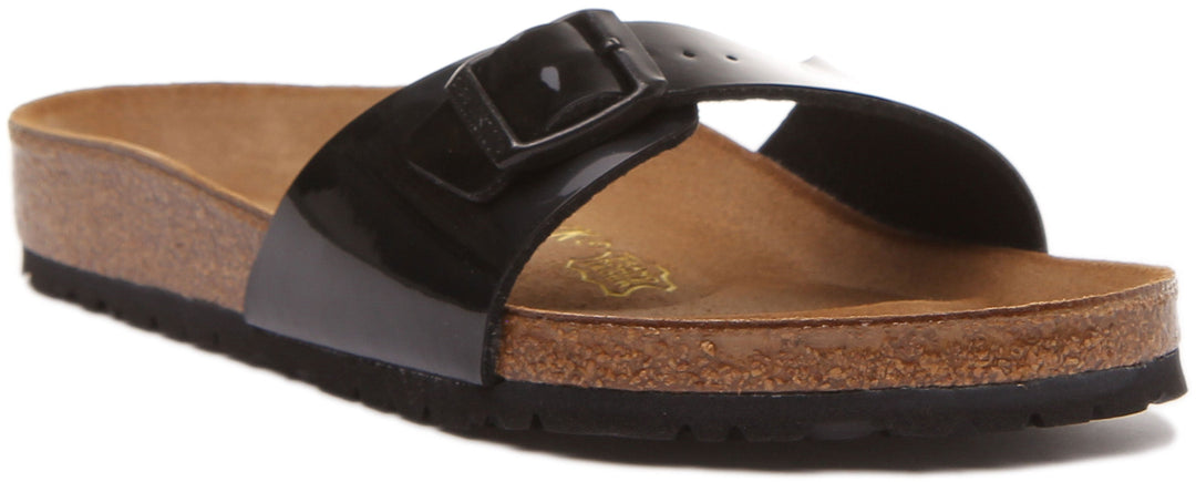 Birkenstock Madrid Sandals | Black Birko-Flor for Women