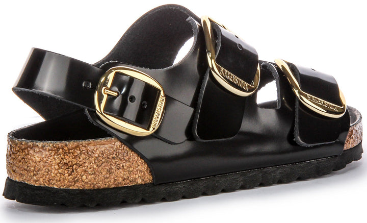Birkenstock Milano Sandals | Black patent-finish leather for Women