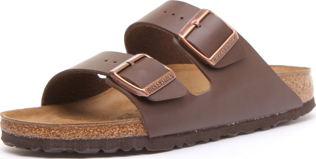 Birkenstock Arizona Sandals | Brown Birko-Flor for Women