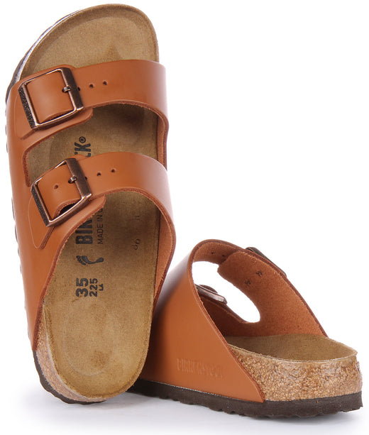 Birkenstock Arizona Sandals | Brown genuine leather for Men and Women