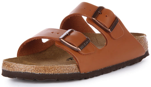 Birkenstock Arizona Sandals | Brown genuine leather for Men and Women