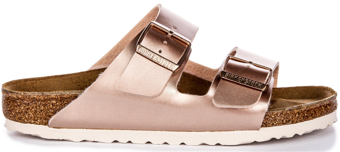Birkenstock Arizona Sandals | Copper Birko-Flor for Kids - Regular Fit