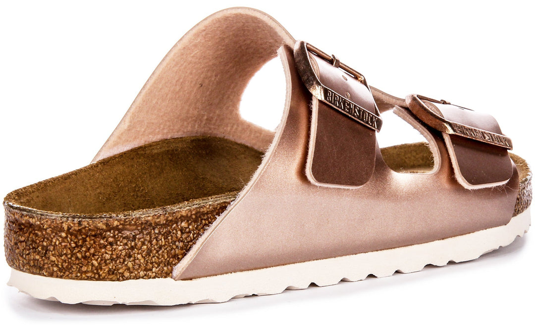 Birkenstock Arizona Sandals | Copper Birko-Flor for Kids - Regular Fit
