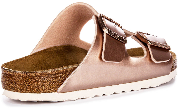 Birkenstock Arizona Sandals | Copper Birko-Flor for Kids - Regular Fit