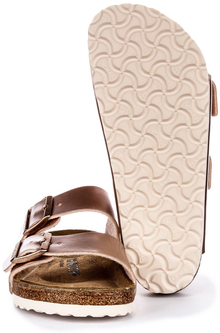 Birkenstock Arizona Sandals | Copper Birko-Flor for Kids - Regular Fit