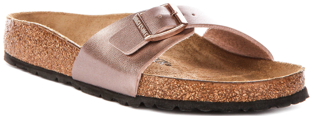 Birkenstock Madrid Sandals | Copper Birko-Flor for Women - Regular Fit