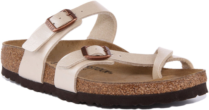 Birkenstock Mayari Sandals | Cream Birko-Flor for Women