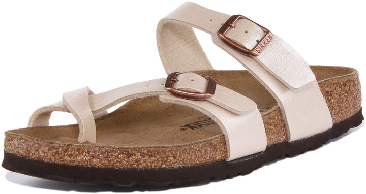 Birkenstock Mayari Sandals | Cream Birko-Flor for Women