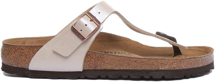 Birkenstock Gizeh Sandals | Cream Birko-Flor for Women