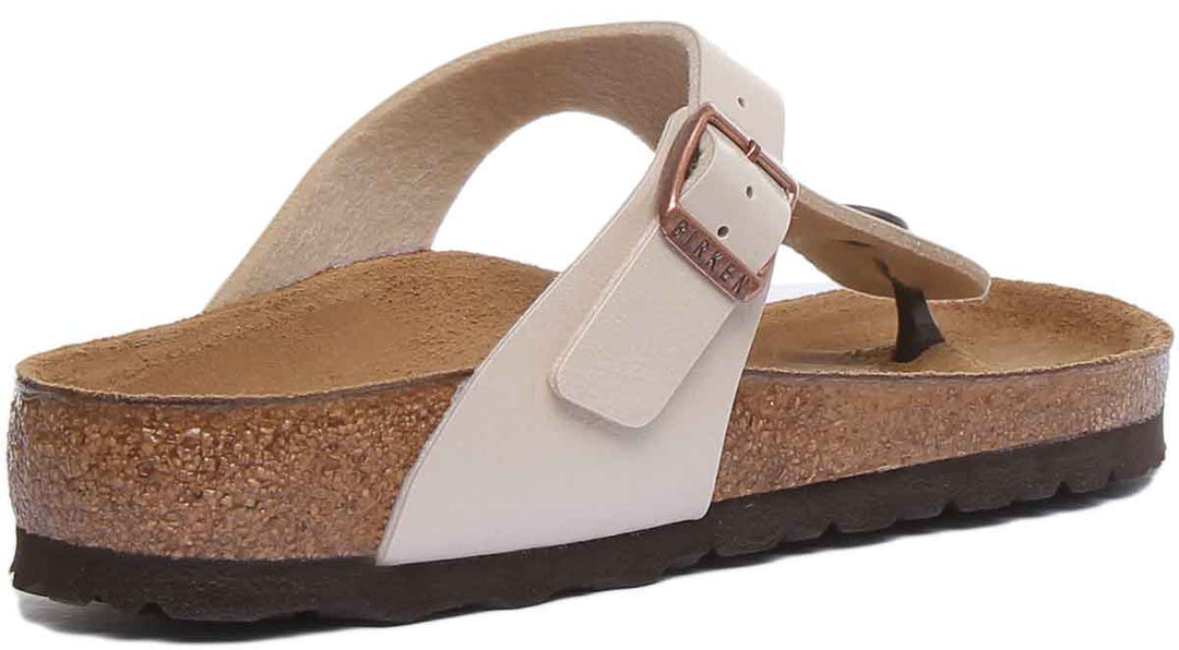 Birkenstock Gizeh Sandals | Cream Birko-Flor for Women