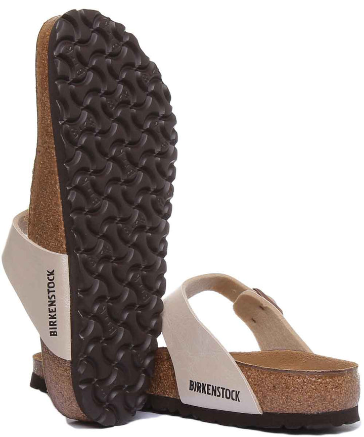 Birkenstock Gizeh Sandals | Cream Birko-Flor for Women