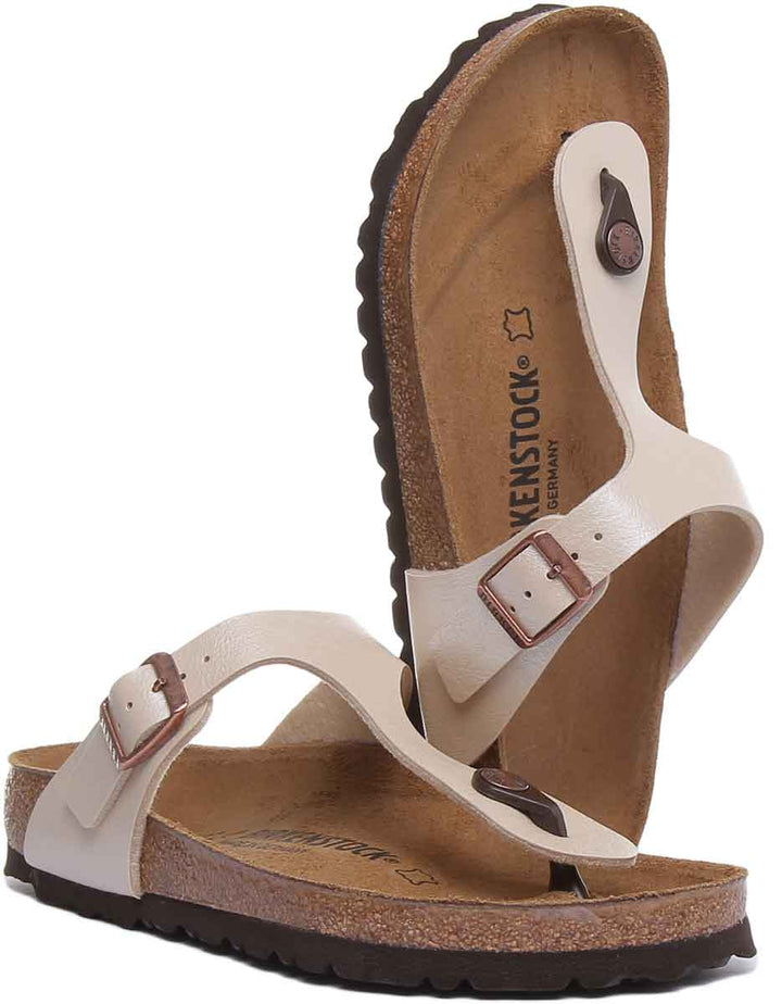 Birkenstock Gizeh Sandals | Cream Birko-Flor for Women