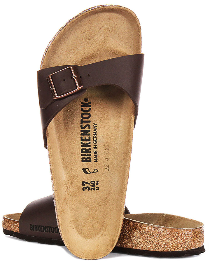Birkenstock Madrid Sandals | Brown Birko-Flor for Women