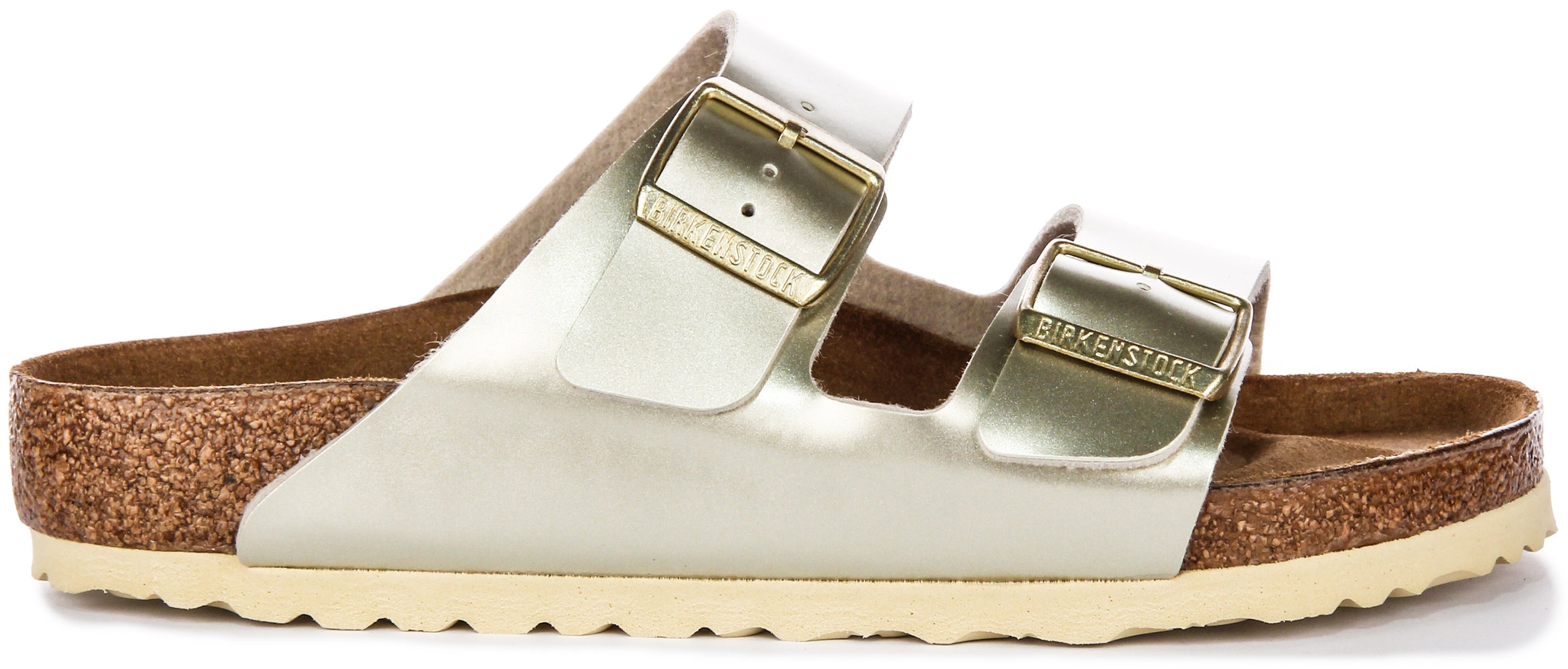 Birkenstock Arizona Sandals | Gold Birko-Flor for Kids