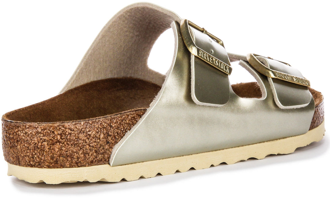Birkenstock Arizona Sandals | Gold Birko-Flor for Kids