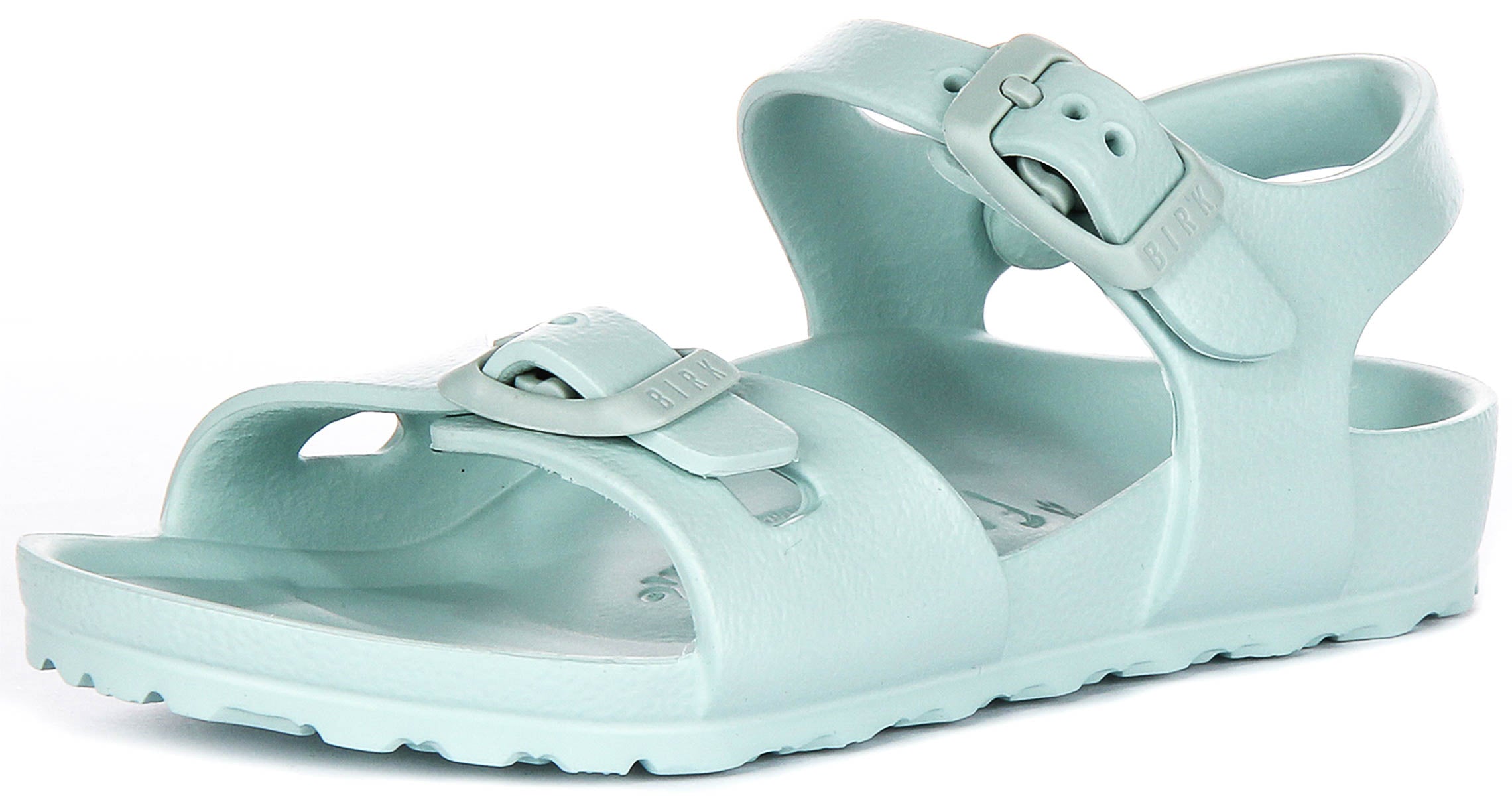 Birkenstock Rio Sandals | Green EVA for Kids - Narrow Fit