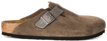 Birkenstock Boston Clogs | Brown Birko-Flor for Men and Women