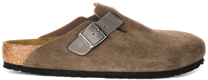 Birkenstock Boston Clogs | Brown Birko-Flor for Men and Women