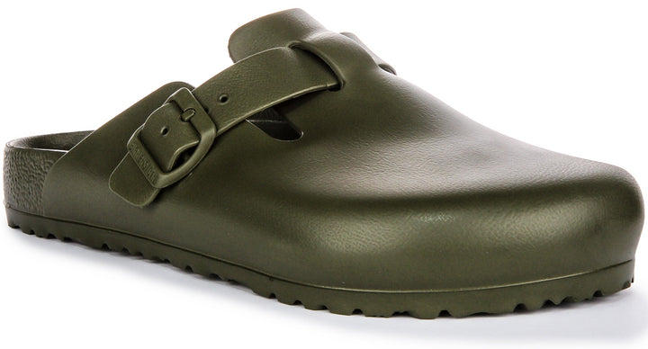 Birkenstock Boston Clogs | Khaki EVA for Men and Women