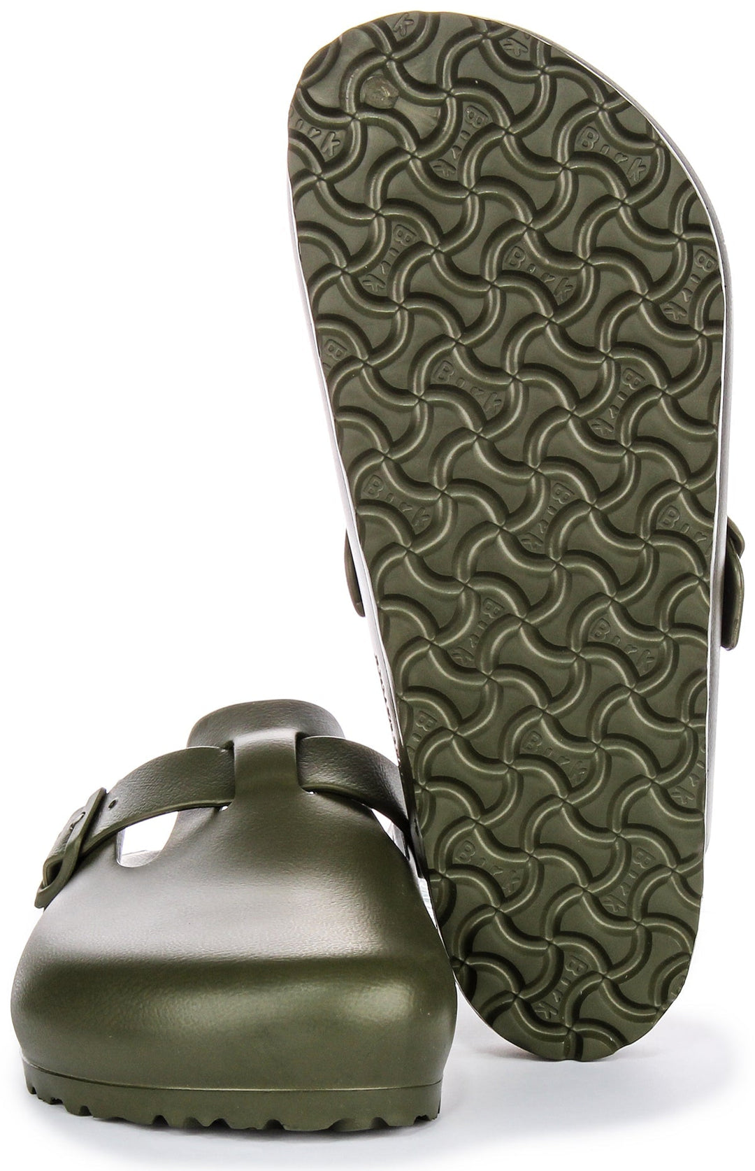 Birkenstock Boston Clogs | Khaki EVA for Men and Women