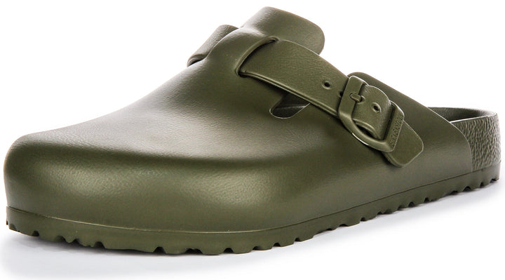 Birkenstock Boston Clogs | Khaki EVA for Men and Women