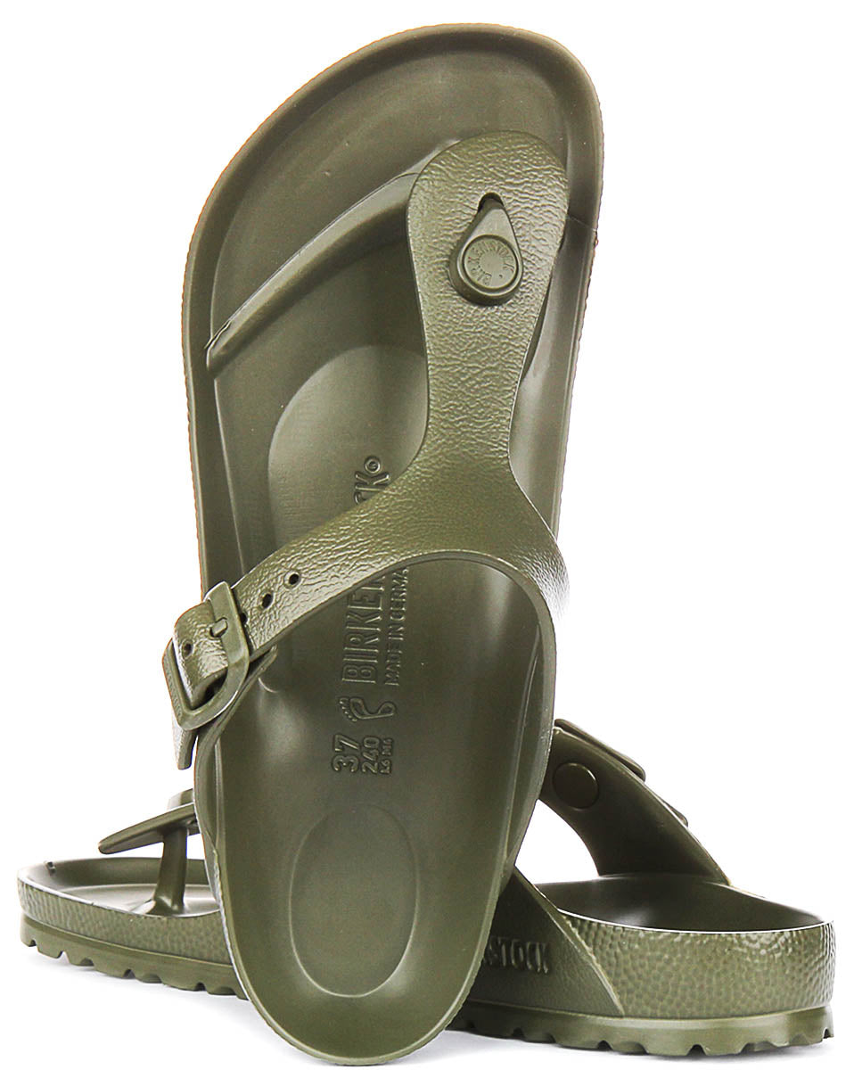 Birkenstock Gizeh Sandals | Khaki EVA for Men and Women - Regular Fit