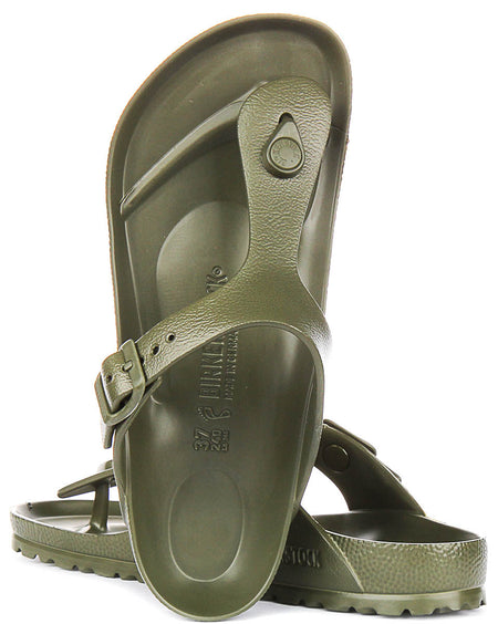 Birkenstock Gizeh sandali | EVA color kaki da uomo e donna - Calzata regolare