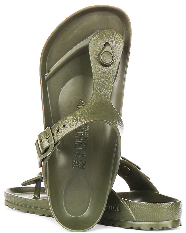 Birkenstock Gizeh Sandals | Khaki EVA for Men and Women - Regular Fit
