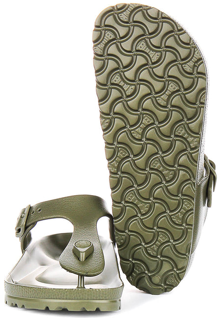 Birkenstock Gizeh sandali | EVA color kaki da uomo e donna - Calzata regolare