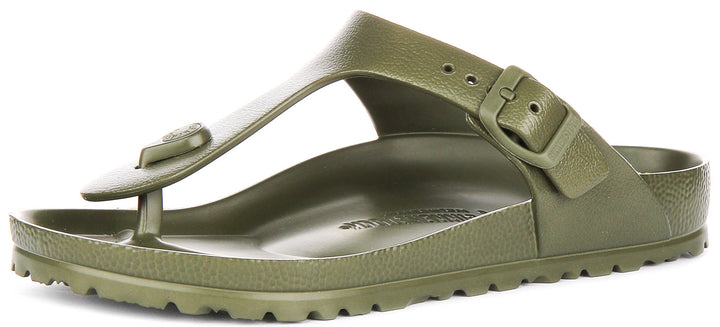 Birkenstock Gizeh Sandals | Khaki EVA for Men and Women - Regular Fit