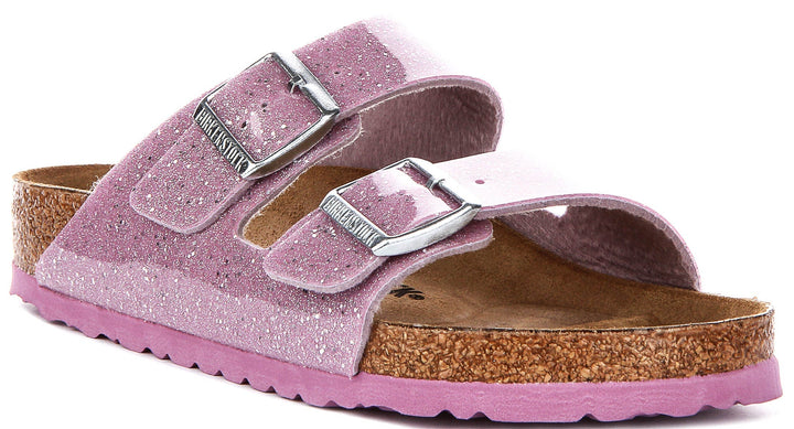 Birkenstock Arizona Sandals | Lavender Birko-Flor for Kids - Regular Fit