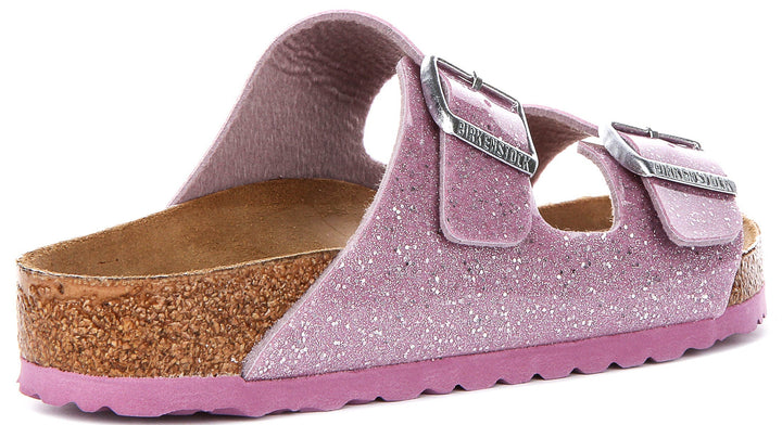 Birkenstock Arizona Sandals | Lavender Birko-Flor for Kids - Regular Fit