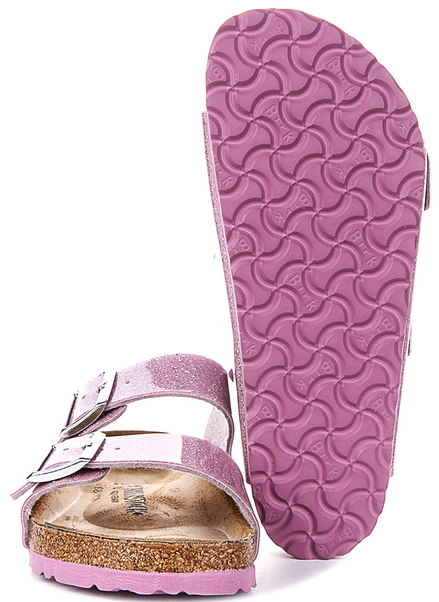 Birkenstock Arizona Sandals | Lavender Birko-Flor for Kids - Regular Fit