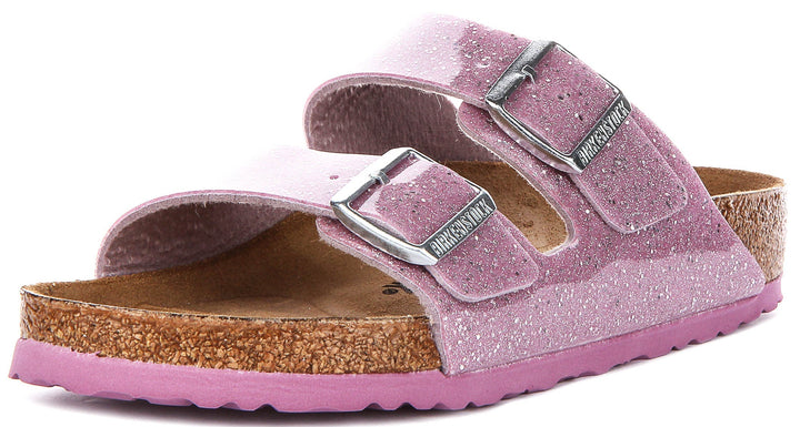 Birkenstock Arizona Sandals | Lavender Birko-Flor for Kids - Regular Fit