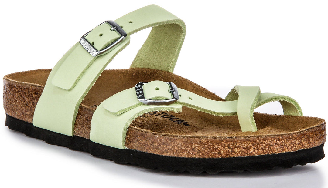 Birkenstock Mayari Sandals | Lime nubuck leather for Women