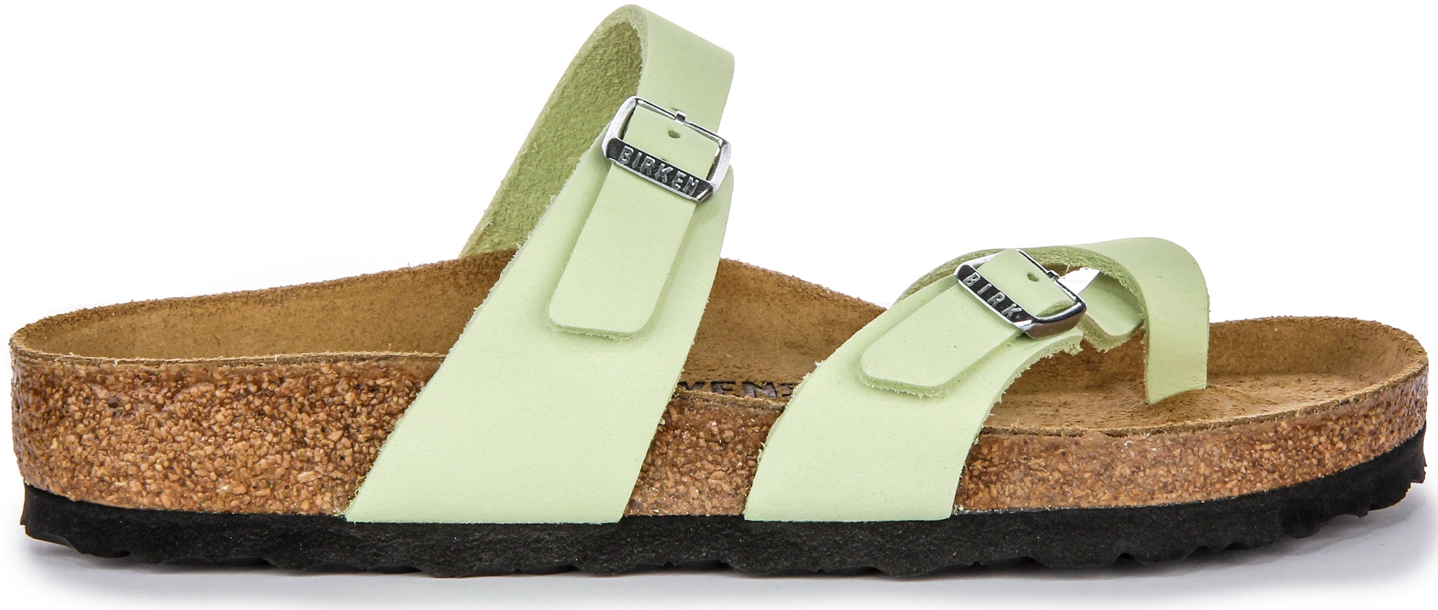 Sandali Birkenstock Mayari | Pelle nabuk color lime da donna