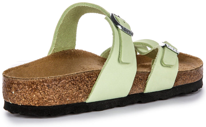 Birkenstock Mayari Sandals | Lime nubuck leather for Women
