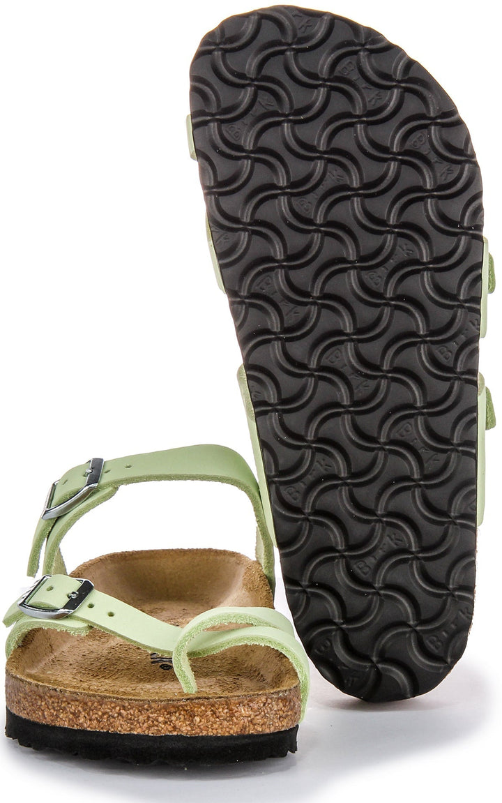 Birkenstock Mayari Sandals | Lime nubuck leather for Women