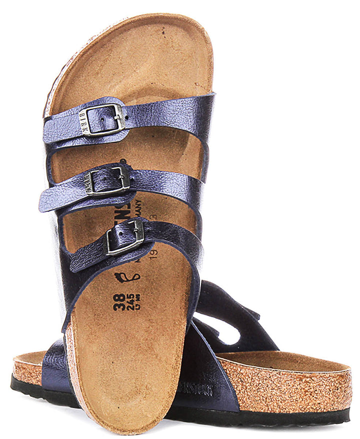 Birkenstock Florida Sandals | Midnight Blue Birko-Flor for Men and Women - Regular Fit