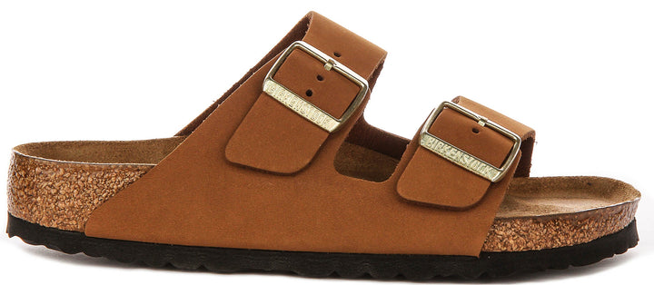 Birkenstock Arizona Sandals | Mink Birko-Flor for Women - Regular Fit