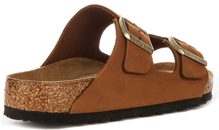 Birkenstock Arizona Sandals | Mink Birko-Flor for Women - Regular Fit