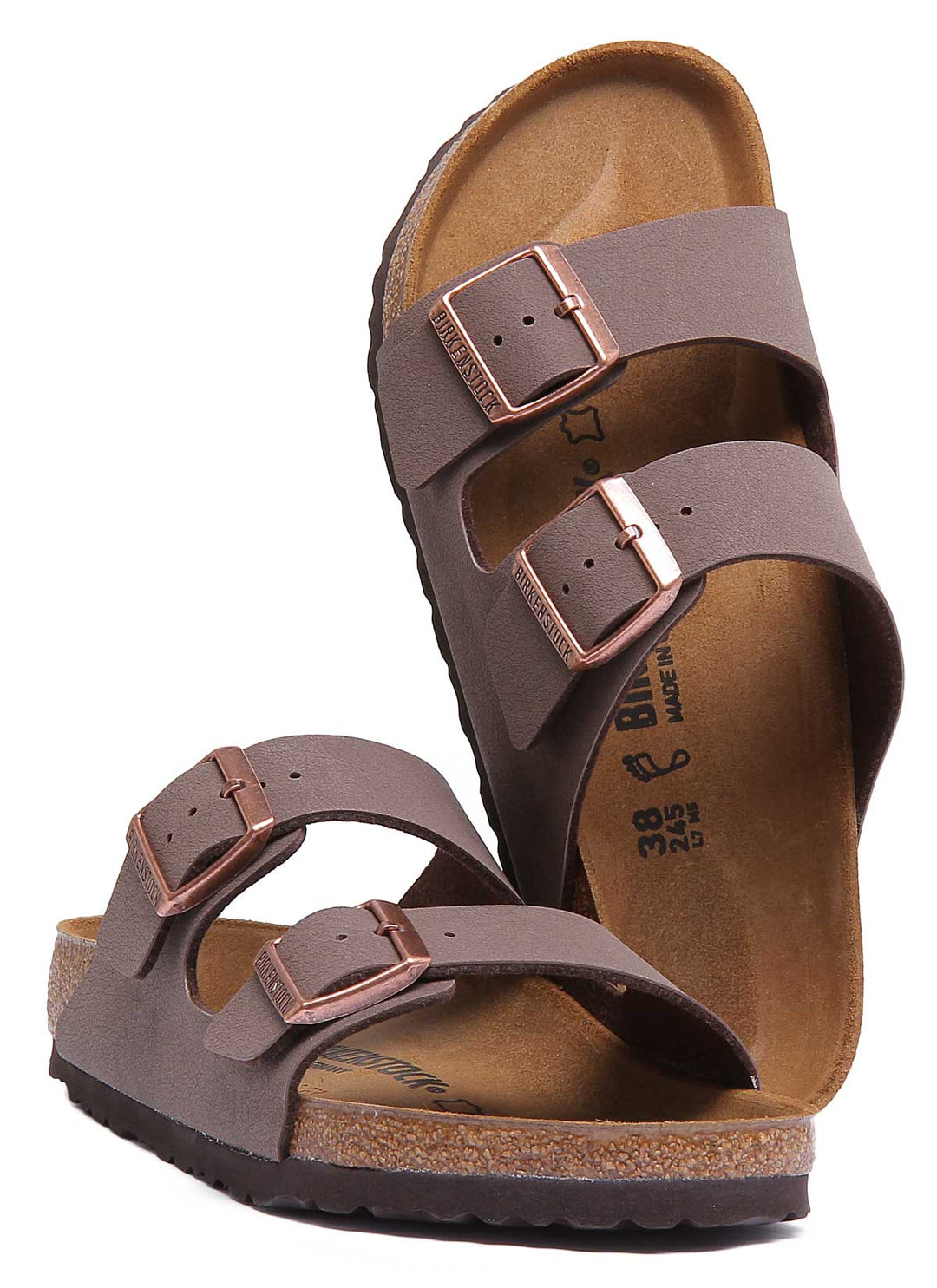 Birkenstock Arizona Sandals | Mocha Birkibuc for Men and Women