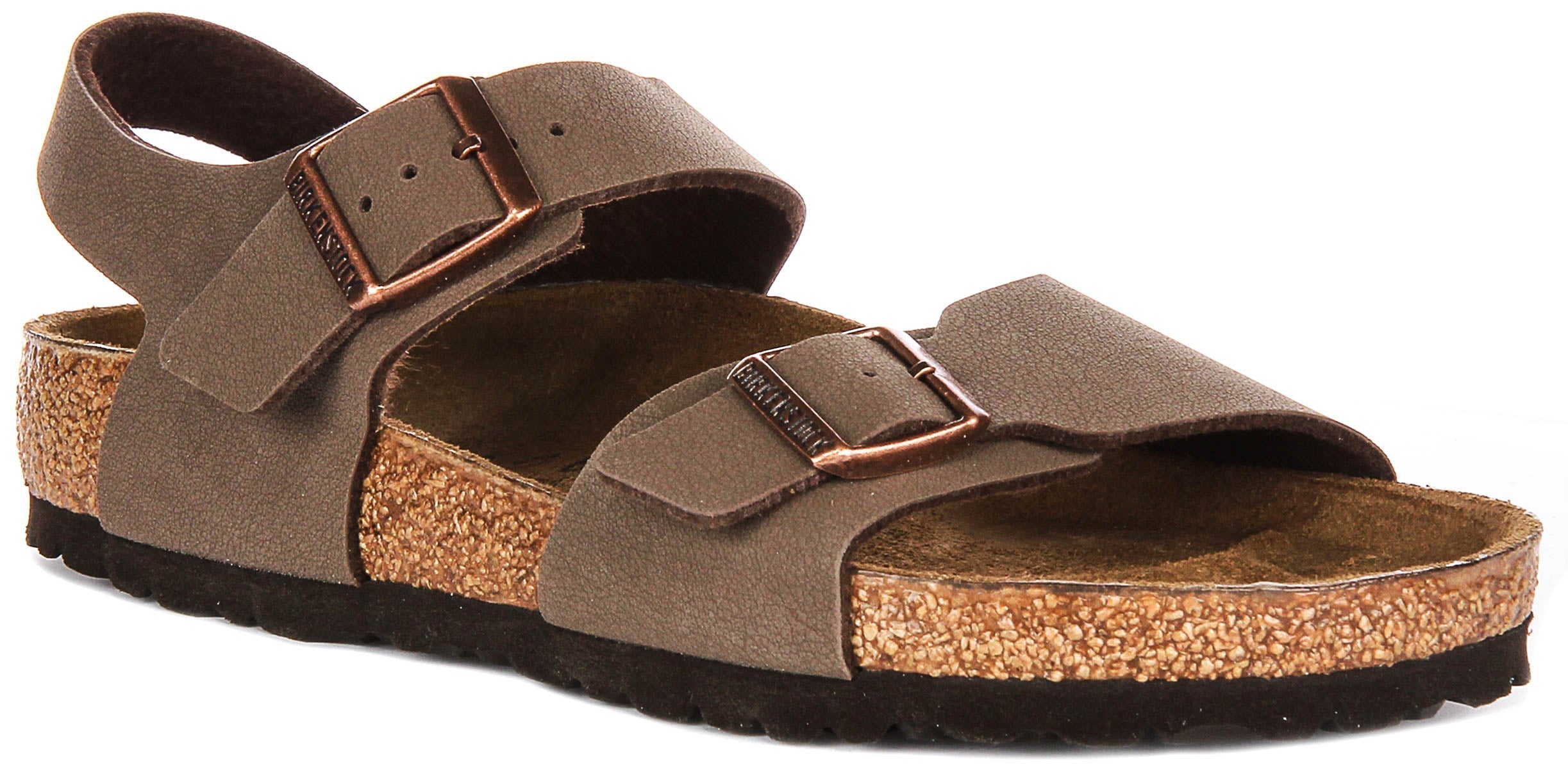 Chaussures Birkenstock New York | Birko-Flor moka pour enfants